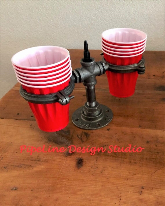 Solo Cup Holder for Parties, Weddings, Picnics, Holiday and Family Gatherings, Beer Pong, Sharpie included- Unique Design!