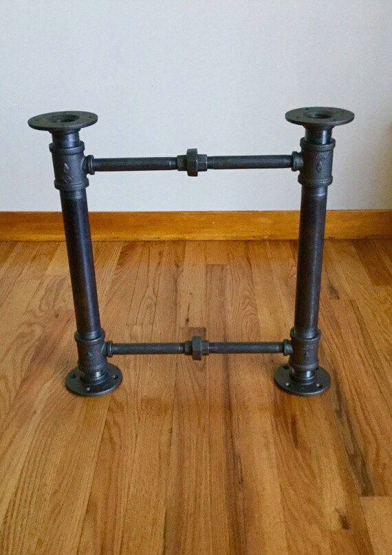 Iron Pipe Coffee Table Legs, Table Base- Industrial Pipe "DIY" Parts Kits, 1-1/4" pipe x 20" wide x 20" tall,