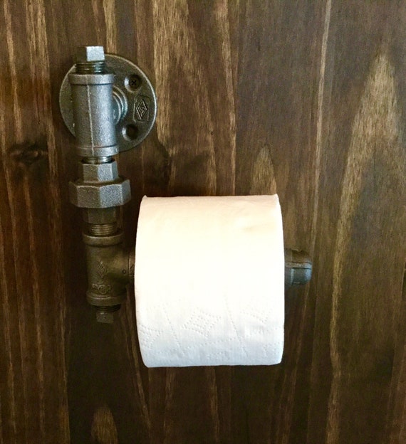 Industrial Pipe Toilet Paper Holder