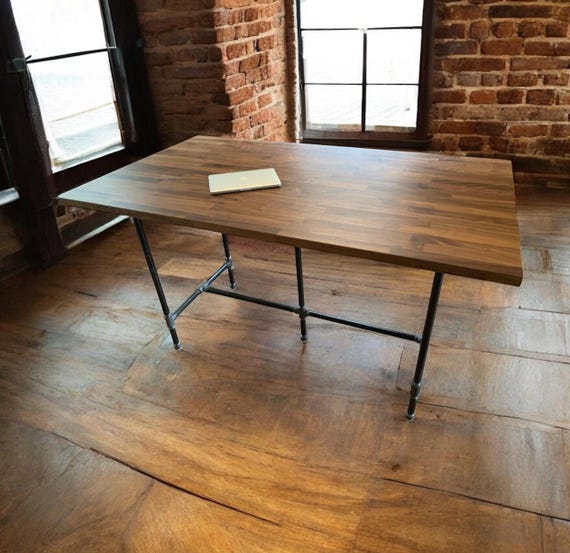 Industrial Pipe Table Base Kit, 3/4” x 30" Tall - Length-26", 32", 38", 44", 56", 68",80" or 92" Width- 12", 16", 20", 24", 26", 28" or 30"