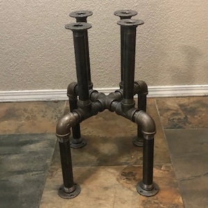 Industrial Pipe Bar Stool “DIY” Parts Kit, Sturdy 1” Pipe, Available Heights - 20”, 24”, 27”, 30”