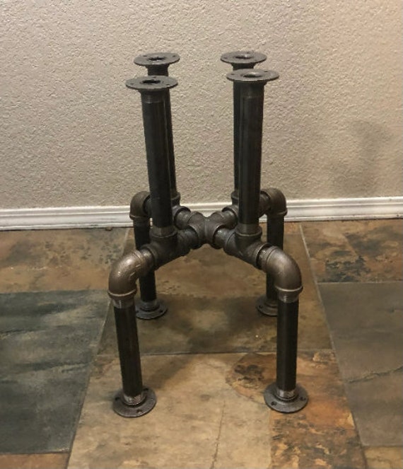 Industrial Pipe Bar Stool “DIY” Parts Kit, Sturdy 1” Pipe, Available Heights - 20”, 24”, 27”, 30”