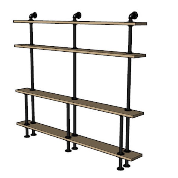 Pipe Shelving Etsy