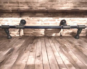 IRON Industrial Pipe Bar Foot Rail, Foot Rest - Kitchens, Bars, Restaurants, Custom Orders are Available!