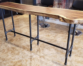 Industrial Pipe Table Base - Durable and Sturdy Industrial Pipe Decor, Suitable for Homes or Businesses