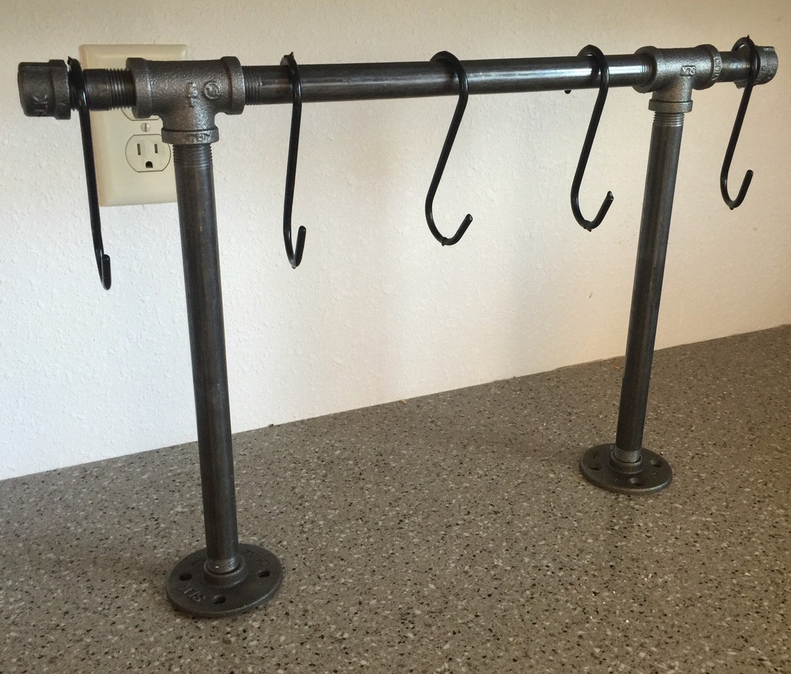 Industrial Black Pipe Coffee Mug Holder Coffee Cup Etsy