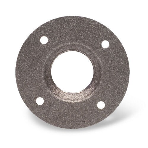 Black 1” Floor Flanges/Mounting Flanges, Lot of 4 Flanges