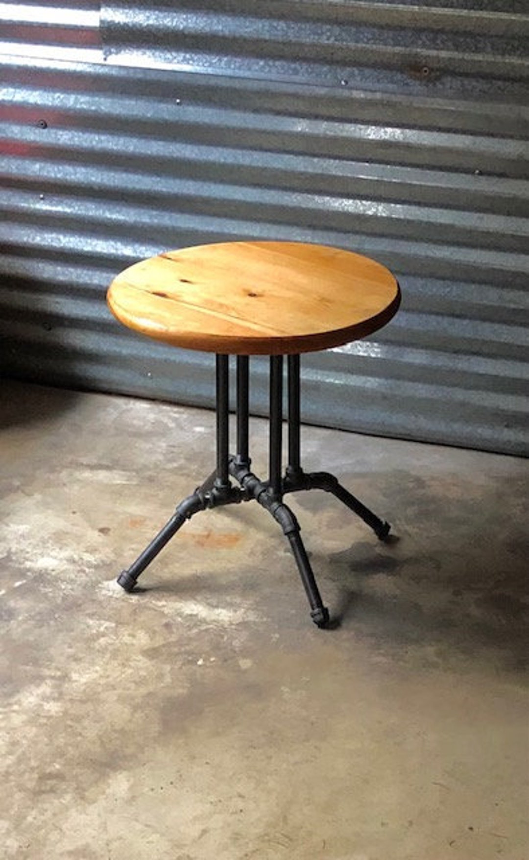 Black Pipe Table Base diy Parts Kit 18 X 18 Table Etsy