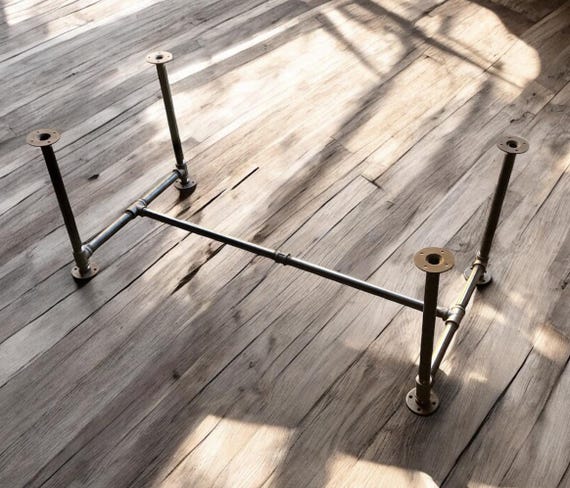 Industrial Chic Pipe Parts Kit - DIY 40" Tall Bar Table Frame, Rustic Industrial Furniture Building Set