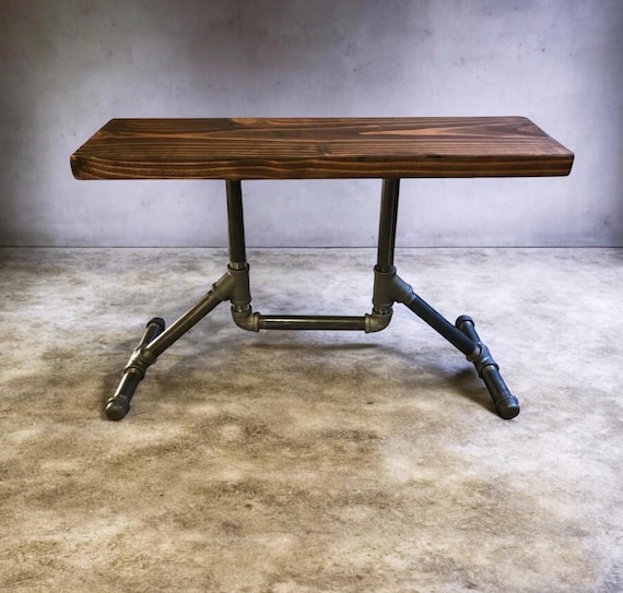 Industrial Pipe Table Base or Bench, suitable for Kitchens, Dining Rooms, Bars, Restaurants - FREE SHIPPING