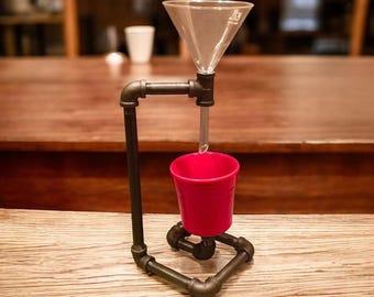 Coffee Dripper Pour Over Coffee Maker with Handle - Pipe Decor Coffee Brewer for Perfect Smooth Brew, Easy to Clean & Durable Design