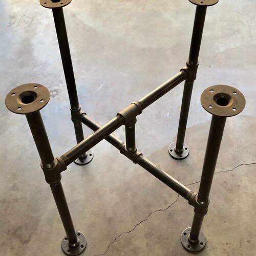 Industrial Pipe Desk Base Kit 1 Diameter Etsy