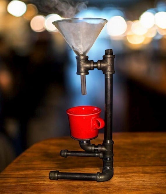 Coffee Dripper Pour Over Stand, Single Cup Drip Coffee Brewer, Coffee Cup Rack - Unique Gift Idea!