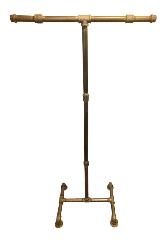 Clothing Rack, Industrial Pipe- Clothes Stand, Coats, Garments - 2 Options Available, "DIY" Parts Kit-Holds up to 50 Garments
