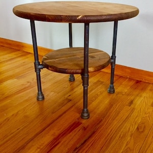 Sturdy Industrial Pipe Table Base - Build Your Own Unique Furniture ...