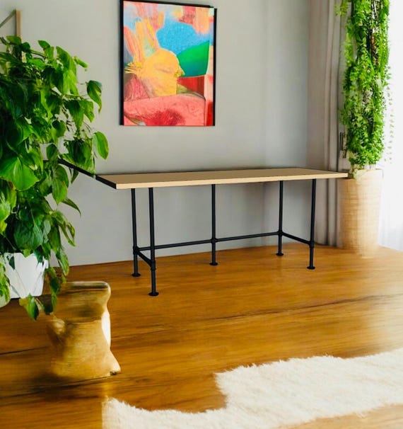 Industrial Pipe Table Base Kit for DESK- 30" tall, Length Options -44", 56", 68", 80", 92", Depth Options- 16", 18", 20", 22", 24", 26", 28"