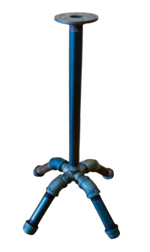 Industrial Pipe Table Base "DIY" Parts Kit, Pedestal Table Base, Pub, Bar Table,1" Pipe x 18", 24", 28", 30", 36", 38, 40" or 42" Tall