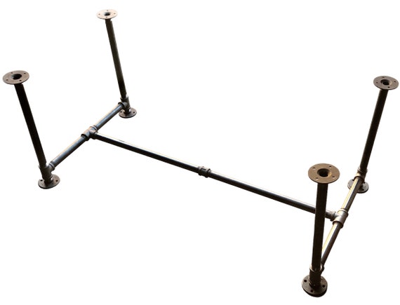 Pipe Table Base, "DIY" Kit, 1" x 28" tall - Length- 26", 32", 38", 44", 56", 68",80" or 92" Width- 12", 16", 20", 24", 26", 28" or 30"