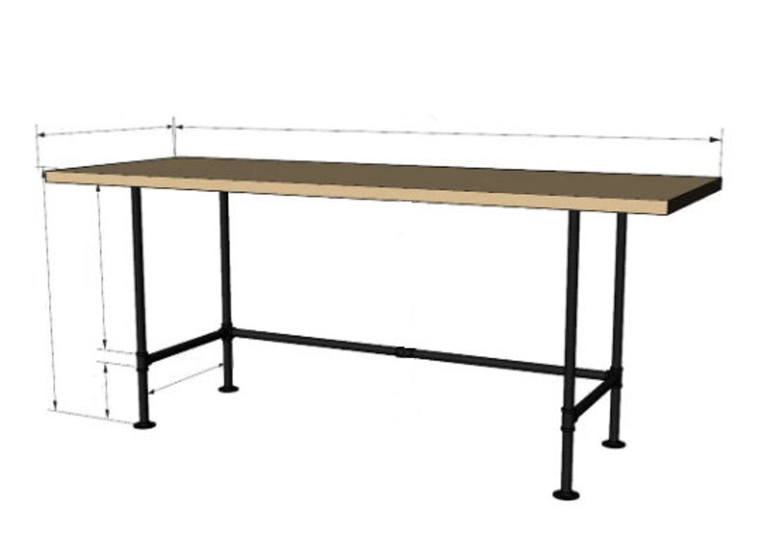 Industrial Pipe Table Desk Base Kit BEST Deal Anywhere Etsy