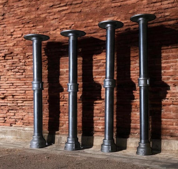 Iron Pipe Table Legs - 4 Table Legs Included  **Custom Sizes Available By Request**