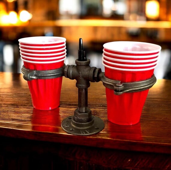 Party Cup Holder - Unique and Original Design for Weddings, Birthday Parties, Gifts, Beer Pong cup holder, Fantasy Drafts