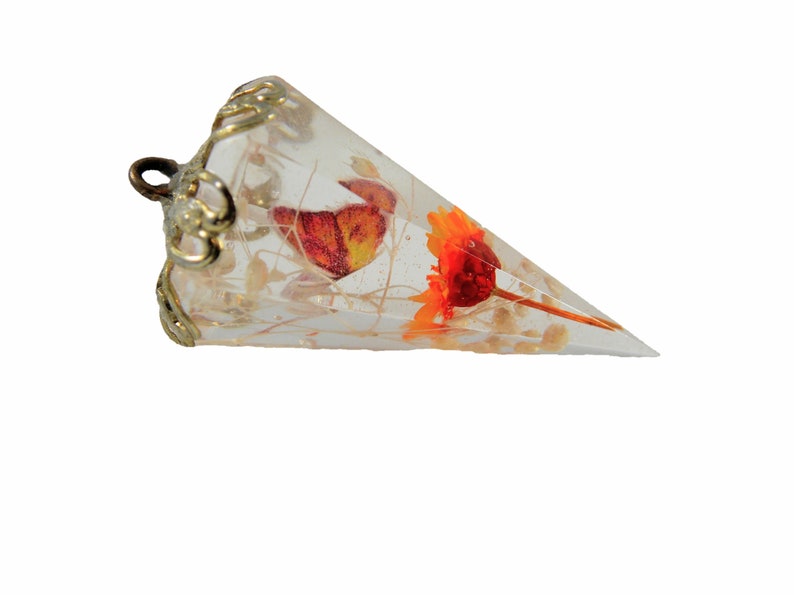 Blue Butterfly Crystal Prism Pendant Etsy