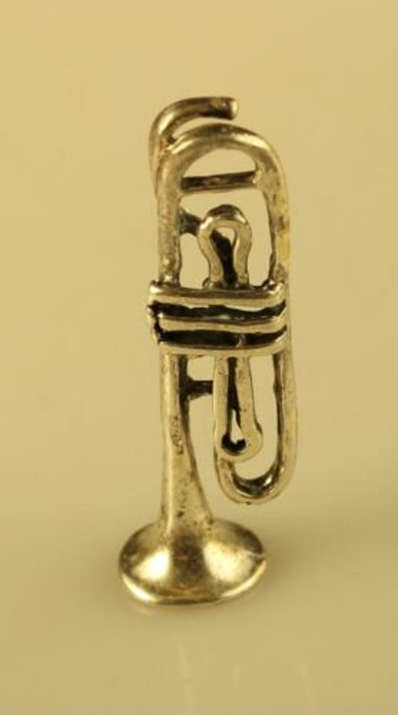 Miniature pour maison de poupée, trompette 3D, instrument de