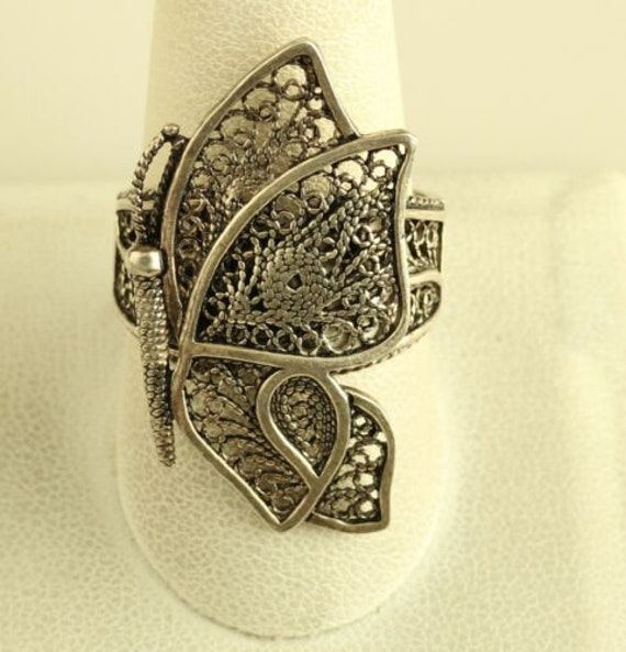 Vintage DGS 925 Turkey Sterling Silver Butterfly F