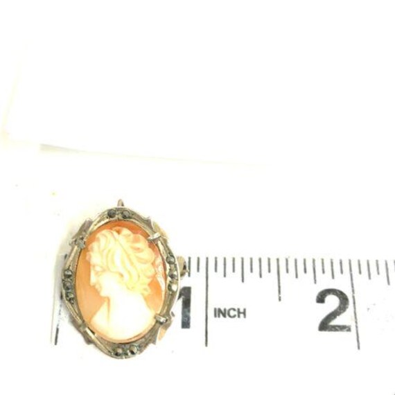 Antique Sterling Signed 800 Victorian Art Deco Cameo … - Gem