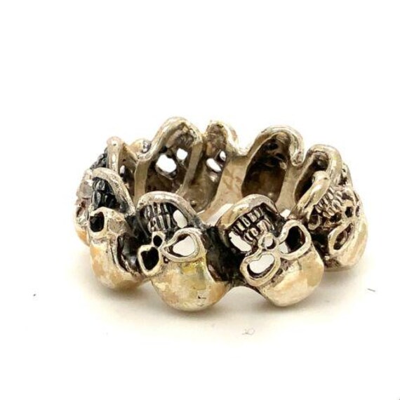 LOOT】MAD of Viking 925 / 18K skull ring