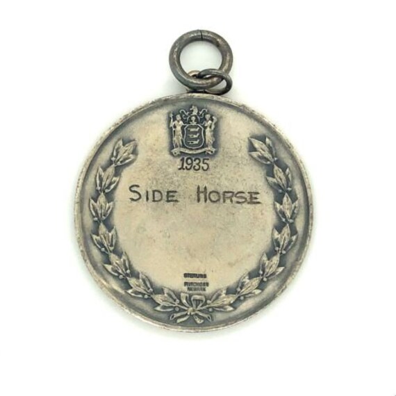 Antique Sterling Murchison Newark 1935 Side Horse… - image 2