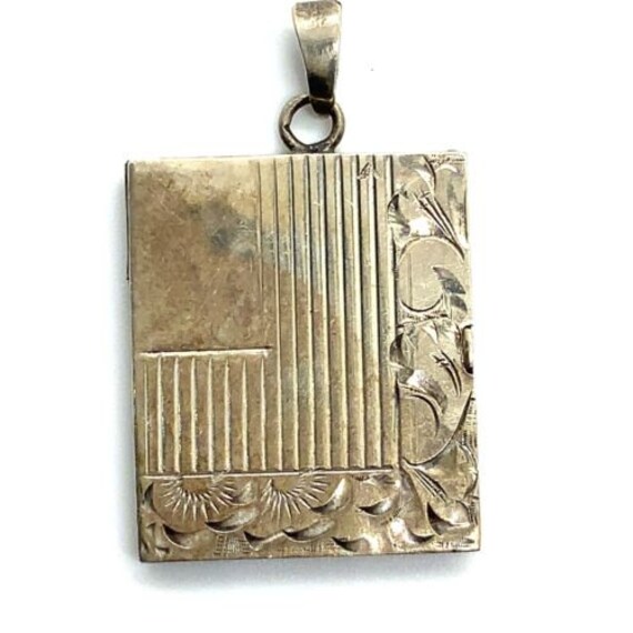 Antique 835 Sterling Silver Etched Carved Ornate … - image 1