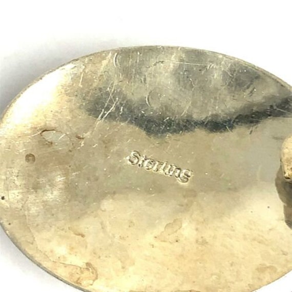 Vintage Signed Sterling Silver Southwest Concho O… - image 4