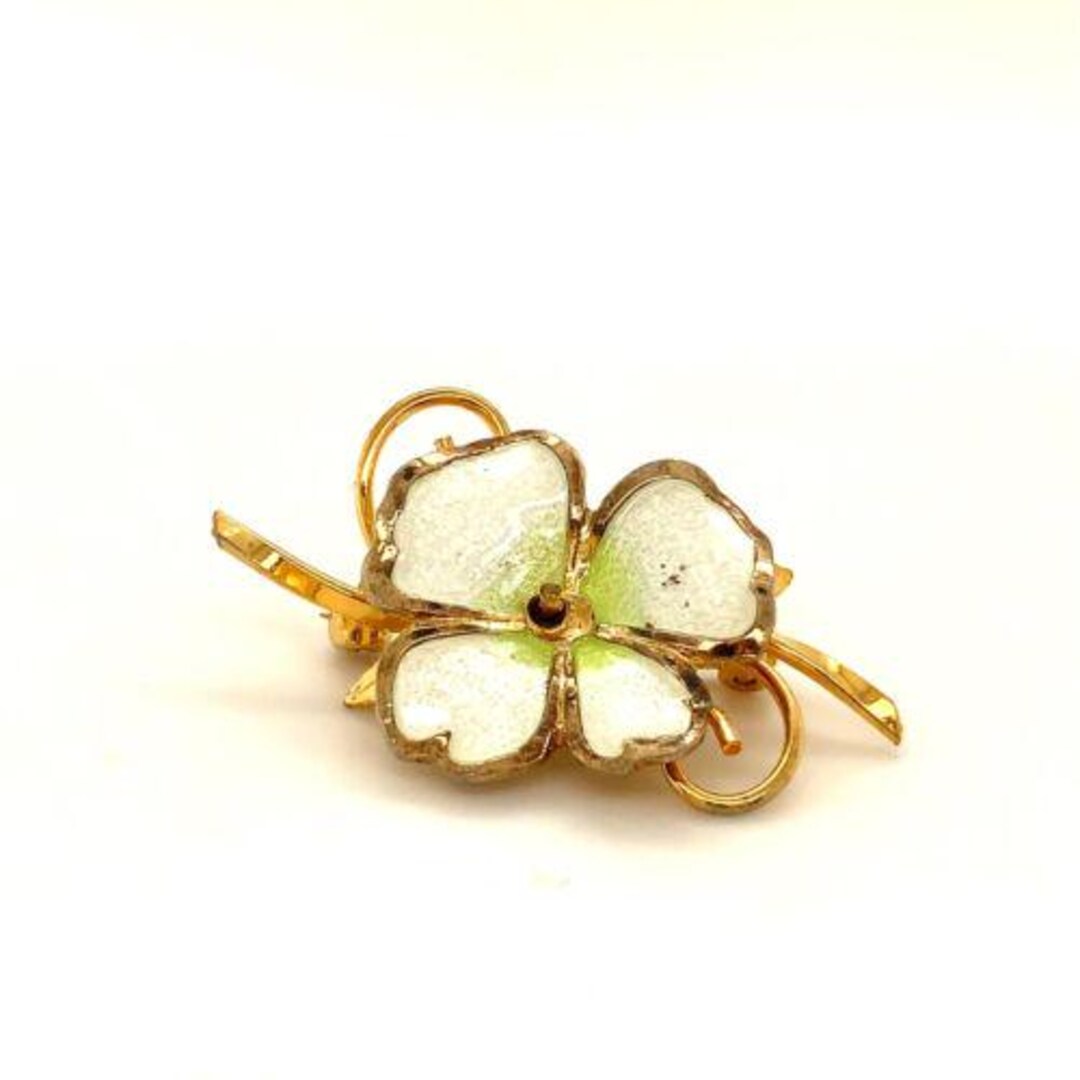 Broche Ancienne En Argent émaillée Guillochée - Vintage Norvège, Avec Améthyste