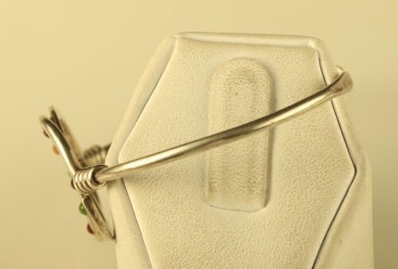 Vtg Signed Sterling Handmade Multi Gemstone Moder… - image 3