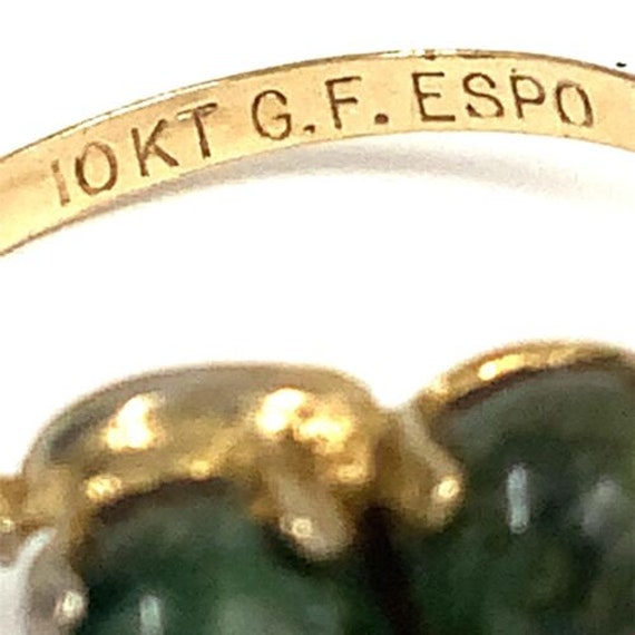 Vintage Signed 10k Gold Filled Joseph Esposito Tw… - image 4