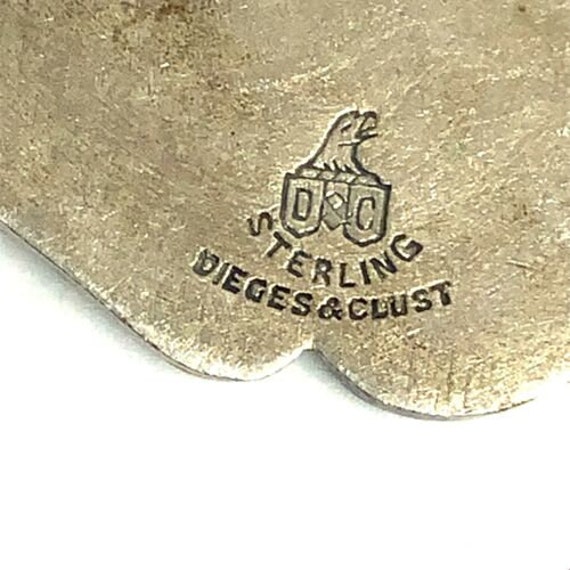 Vintage Sterling Signed Dieges and Clust Carved W… - image 4