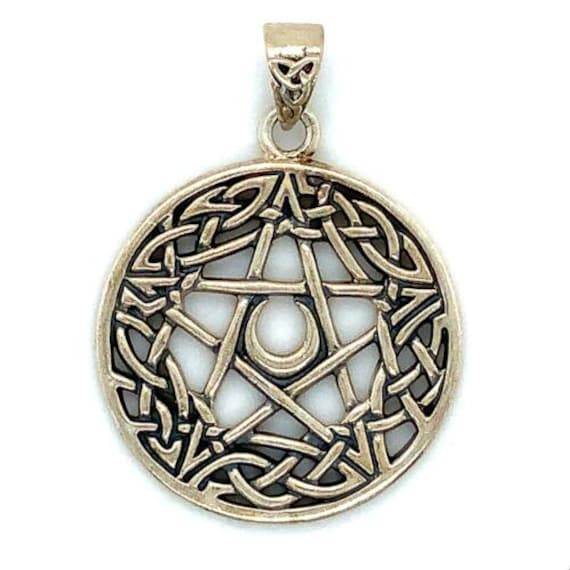 Vintage Sterling Signed Pscl Peter Stone Star Moo… - image 1