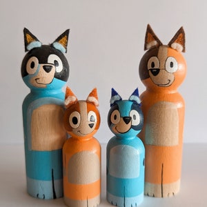 Bluey Peg Dolls
