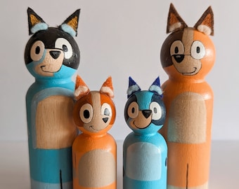 Bluey Peg Dolls