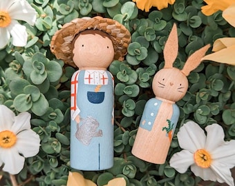 Peter Rabbit Peg Doll