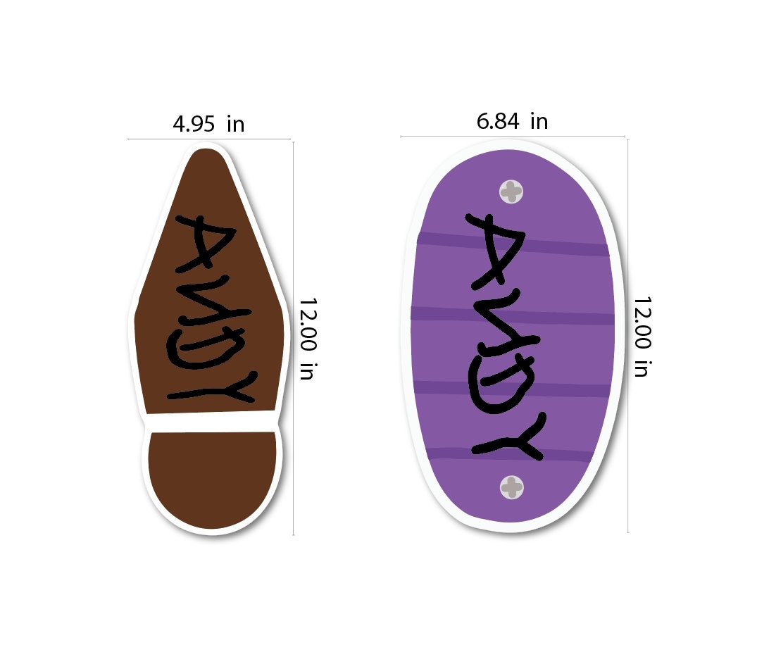 Toy Story Andy Footprint