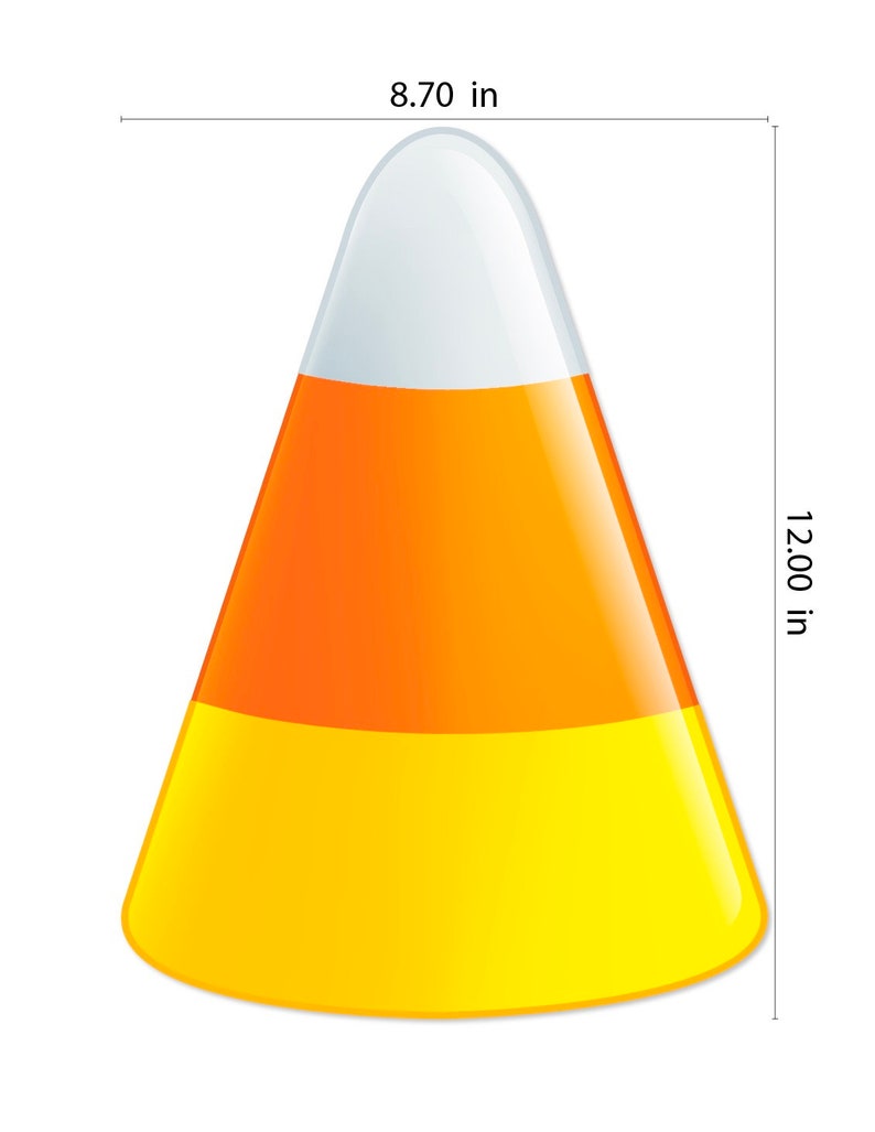 Candy Corn Textured Floor Decals Indoor/outdoor Halloween Etsy