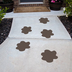 Peppa Pig Muddy Puddles Peel and Stick Floor Decals Set of 5