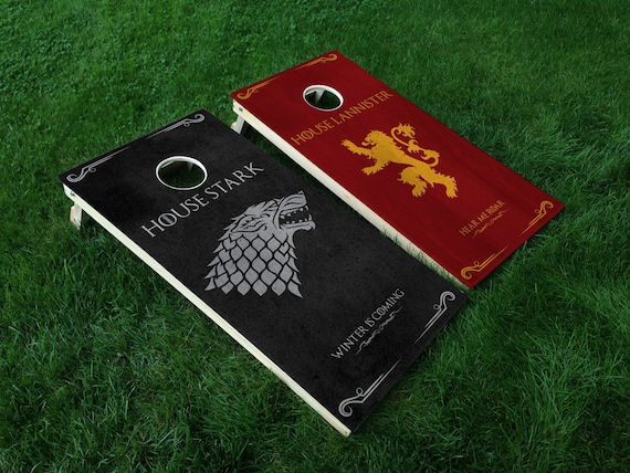 Game of Thrones Cornhole Wraps Set of 2 Cornhole Decals | Etsy