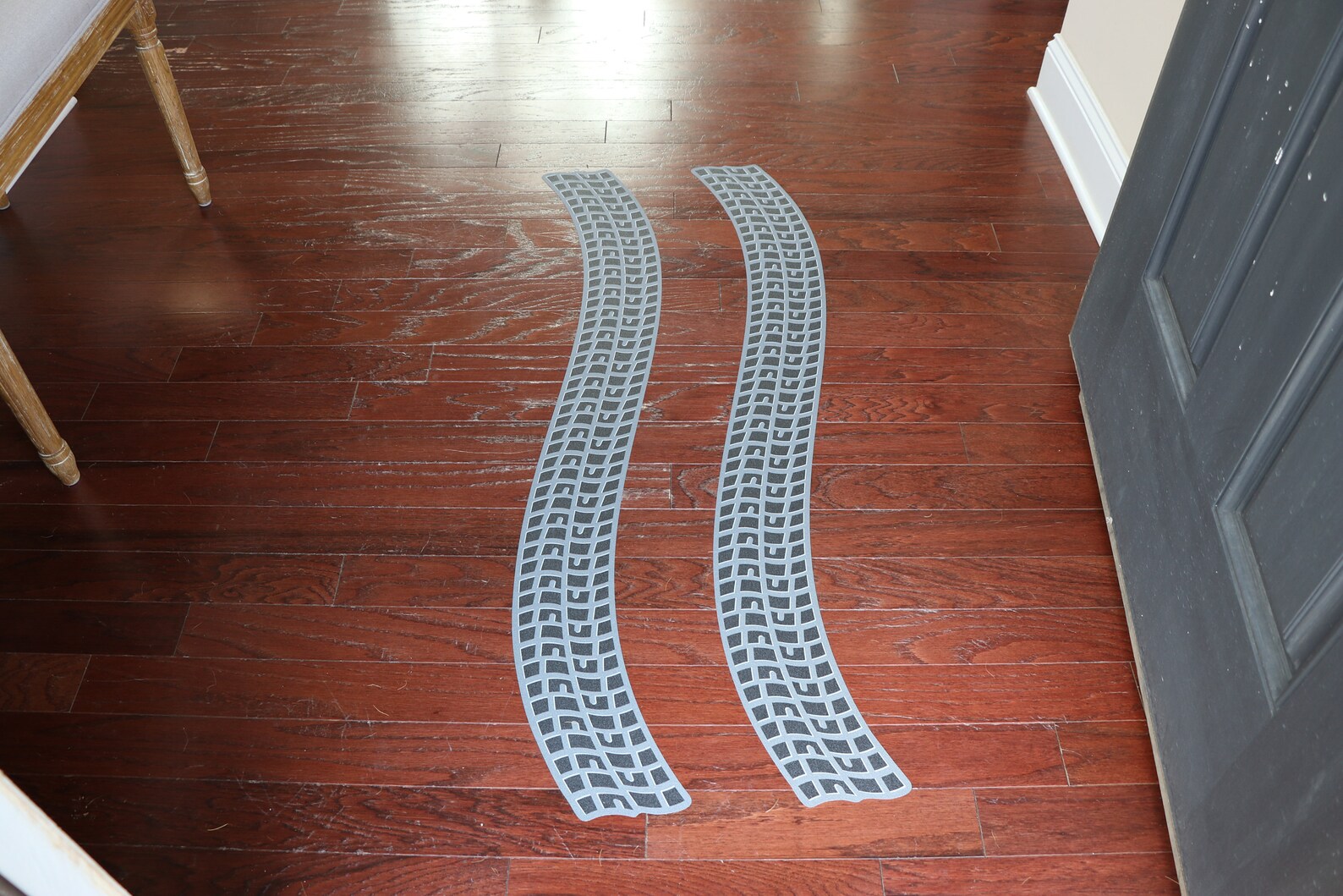 Tire Track Textured Floor Decals Removable Sidewalk Vinyl Etsy