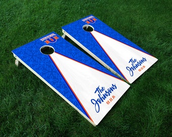 Wedding Cornhole Decals • Set of 2 - Cornhole Wraps • Comes with Squeegee & Edge Seal Tape • FREE Shipping