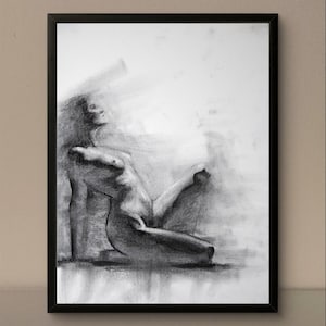 Schizzi veloci a carboncino, opere d'arte originali a prezzi accessibili