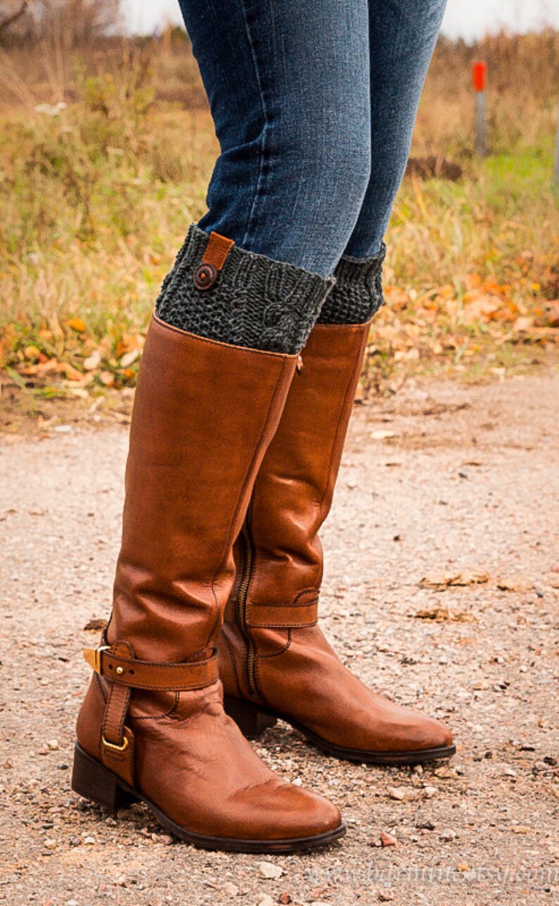 Christmas Sale Boot Cuffs Women Boot Cuff Cable Pattern Boot Etsy