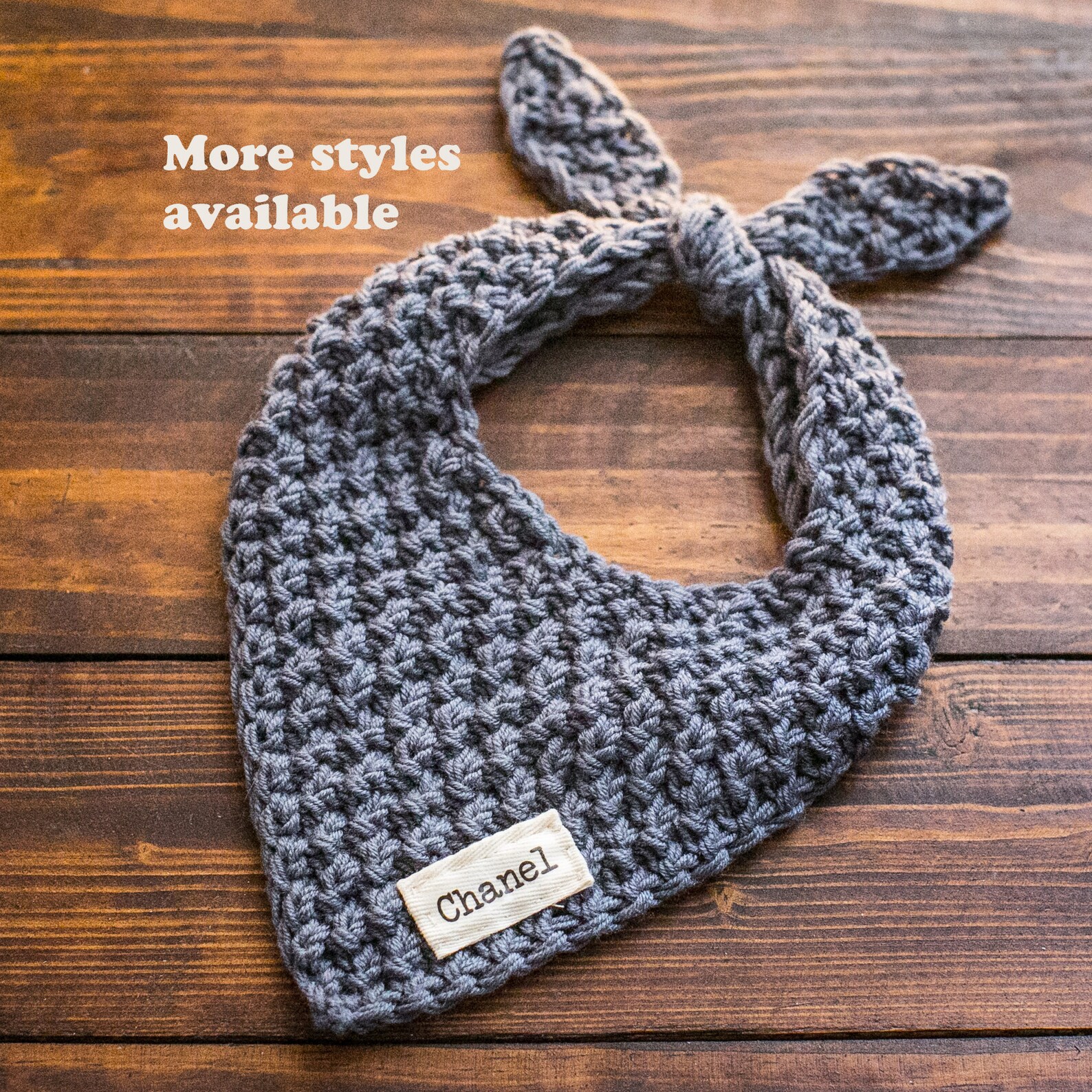 Personalized pet scarf Custom name knit dog scarf dogs neck Etsy